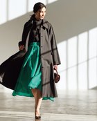 【ドゥクラッセ/DoCLASSE】の高密度ダブルクロス・ステンカラーコート 人気、トレンドファッション・服の通販 founy(ファニー) ファッション Fashion レディースファッション Fashion for Women アウター Coat / Outerwear Collection コート・ロングコート・ピーコート Long Coats, Peacoats & More なめらか Smooth, Silky Texture グログラン Grosgrain, Grosgrain Ribbon スタイリッシュ Stylish, Fashionable ダブル Double, Double-Breasted デニム Denim, Jeans Material フォルム Silhouette, Form ロング Long, Long-Length 定番 Standard, Basic Item thumbnail ブラック|ID: prp329100004926018 ipo3291000000036963515