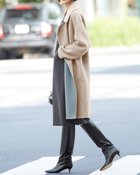 【ドゥクラッセ/DoCLASSE】のダブルフェイスウール・ステンカラーコート 人気、トレンドファッション・服の通販 founy(ファニー) ファッション Fashion レディースファッション Fashion for Women アウター Coat / Outerwear Collection コート・ロングコート・ピーコート Long Coats, Peacoats & More なめらか Smooth, Silky Texture ダブル Double, Double-Breasted トレンド Trend, Trending Now フェイス Face, Facial Design モダン Modern, Contemporary エレガント 上品 Elegant 冬 Winter / This Winter ビジネス 仕事 通勤 Business / Work / Commuting thumbnail グレーパターン|ID: prp329100004926020 ipo3291000000036963522