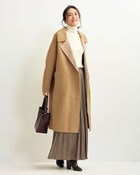 【ドゥクラッセ/DoCLASSE】のダブルフェイスウール・ステンカラーコート ベージュパターン|ID: prp329100004926020 ipo3291000000037094029