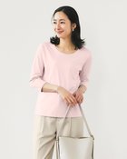 【ドゥクラッセ/DoCLASSE】のジュエルネックN/7分袖・ドゥクラッセTシャツ ソフトピンク|ID: prp329100004926032 ipo3291000000036963572