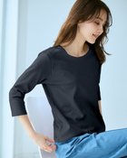 【ドゥクラッセ/DoCLASSE】のジュエルネックN/7分袖・ドゥクラッセTシャツ ミッドナイトブルー|ID: prp329100004926032 ipo3291000000036963577