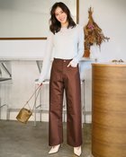 【ドゥクラッセ/DoCLASSE】のフォルムデニム・セミワイド/72cm 人気、トレンドファッション・服の通販 founy(ファニー) ファッション Fashion レディースファッション Fashion for Women パンツ Pants & Trousers ストレッチ Stretch, Stretchy Fabric デニム Denim, Jeans Material バランス Balance, Style Balance フォルム Silhouette, Form ワイド Wide, Wide Fit ヴィンテージ Vintage Style thumbnail ブラウン|ID: prp329100004926060 ipo3291000000036963693