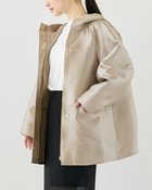 【ドゥクラッセ/DoCLASSE】のイタリアンタフタ・フードジャケット ベージュ|ID: prp329100004926070 ipo3291000000037102227