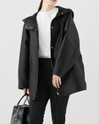 【ドゥクラッセ/DoCLASSE】のイタリアンタフタ・フードジャケット ブラック|ID: prp329100004926070 ipo3291000000037102228