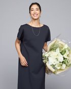 【ドゥクラッセ/DoCLASSE】のトリアセスキューバ・ストレートワンピース ネイビー|ID: prp329100004926081 ipo3291000000037246101