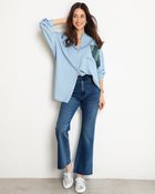 【ドゥクラッセ/DoCLASSE】のエアフレックスデニム・フレア 人気、トレンドファッション・服の通販 founy(ファニー) ファッション Fashion レディースファッション Fashion for Women パンツ Pants & Trousers 新作・新入荷 New Arrivals / New In ストレッチ Stretch, Stretchy Fabric デニム Denim, Jeans Material フレア Flare, Flared ワイド Wide, Wide Fit thumbnail インディゴ|ID: prp329100004926101 ipo3291000000036963875