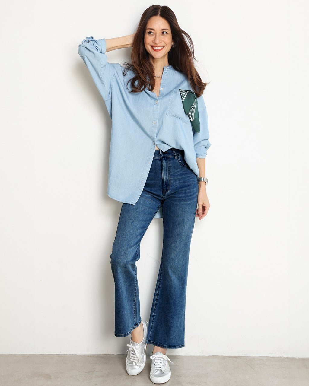 【ドゥクラッセ/DoCLASSE】のエアフレックスデニム・フレア インテリア・キッズ・メンズ・レディースファッション・服の通販 founy(ファニー) 　ファッション　Fashion　レディースファッション　Fashion for Women　パンツ　Pants & Trousers　新作・新入荷　New Arrivals / New In　ストレッチ　Stretch, Stretchy Fabric　デニム　Denim, Jeans Material　フレア　Flare, Flared　ワイド　Wide, Wide Fit　インディゴ|ID: prp329100004926101 ipo3291000000036963875