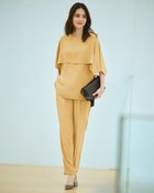 【ドゥクラッセ/DoCLASSE】のバックサテンジョーゼット・ケープブラウス 人気、トレンドファッション・服の通販 founy(ファニー) ファッション Fashion レディースファッション Fashion for Women トップス・カットソー Cut & Sew Tops シャツ・ブラウス・オフィスカジュアル Elegant Blouses & Button-Ups バッグ Bags 新作・新入荷 New Arrivals / New In おすすめ Recommended / Our Picks セットアップ Set-Up, Coordinated Outfit ドレープ Drape, Draping Fabric ノースリーブ Sleeveless, No-Sleeve エレガント 上品 Elegant thumbnail イエロー|ID: prp329100004926108 ipo3291000000036963914