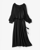 【ドゥクラッセ/DoCLASSE】のUVスラブ・ギャザーネックワンピース/普通丈 人気、トレンドファッション・服の通販 founy(ファニー) ファッション Fashion レディースファッション Fashion for Women ワンピース Dresses 新作・新入荷 New Arrivals / New In カットソー Cut and Sewn Top フォルム Silhouette, Form 夏 Summer 旅行 Travel thumbnail ブラック|ID: prp329100004926116 ipo3291000000036963946