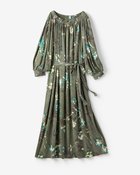 【ドゥクラッセ/DoCLASSE】のUVスラブ・ギャザーネックワンピース/普通丈 人気、トレンドファッション・服の通販 founy(ファニー) ファッション Fashion レディースファッション Fashion for Women ワンピース Dresses 新作・新入荷 New Arrivals / New In カットソー Cut and Sewn Top フォルム Silhouette, Form 夏 Summer 旅行 Travel thumbnail グレー&times;グリーン|ID: prp329100004926116 ipo3291000000036963956