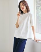 【ドゥクラッセ/DoCLASSE】のコットンポンチ・構築フォルムトップス ホワイト|ID: prp329100004926120 ipo3291000000037256376