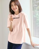 【ドゥクラッセ/DoCLASSE】のコットンポンチ・構築フォルムトップス ライトピンク|ID: prp329100004926120 ipo3291000000037256379