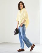 【ドゥクラッセ/DoCLASSE】のUVイージーケア・スキッパーシャツ 人気、トレンドファッション・服の通販 founy(ファニー) ファッション Fashion レディースファッション Fashion for Women トップス・カットソー Cut & Sew Tops シャツ・ブラウス・オフィスカジュアル Elegant Blouses & Button-Ups 新作・新入荷 New Arrivals / New In 吸水 Absorbent, Quick-Dry thumbnail ライトイエロー|ID: prp329100004926129 ipo3291000000036964021