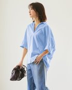 【ドゥクラッセ/DoCLASSE】のUVイージーケア・スキッパーシャツ 人気、トレンドファッション・服の通販 founy(ファニー) ファッション Fashion レディースファッション Fashion for Women トップス・カットソー Cut & Sew Tops シャツ・ブラウス・オフィスカジュアル Elegant Blouses & Button-Ups 新作・新入荷 New Arrivals / New In 吸水 Absorbent, Quick-Dry thumbnail サックス|ID: prp329100004926129 ipo3291000000036964023