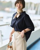 【ドゥクラッセ/DoCLASSE】のUVイージーケア・スキッパーシャツ 人気、トレンドファッション・服の通販 founy(ファニー) ファッション Fashion レディースファッション Fashion for Women トップス・カットソー Cut & Sew Tops シャツ・ブラウス・オフィスカジュアル Elegant Blouses & Button-Ups 新作・新入荷 New Arrivals / New In 吸水 Absorbent, Quick-Dry thumbnail ミッドナイトブルー|ID: prp329100004926129 ipo3291000000036964024