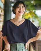 【ドゥクラッセ/DoCLASSE】のUVカット・前後2WAY総針編みプルオーバー 人気、トレンドファッション・服の通販 founy(ファニー) ファッション Fashion レディースファッション Fashion for Women トップス・カットソー Cut & Sew Tops ニット Knit Tops & Sweaters カジュアルプルオーバー・ニットトップス Pullovers & Knit Tops / Casual Pullovers 新作・新入荷 New Arrivals / New In スリーブ Sleeve, Long Sleeve / Short Sleeve セーター Sweater, Knitwear フレンチ French, French Style エレガント 上品 Elegant thumbnail ミッドナイトブルー|ID: prp329100004926134 ipo3291000000036964055