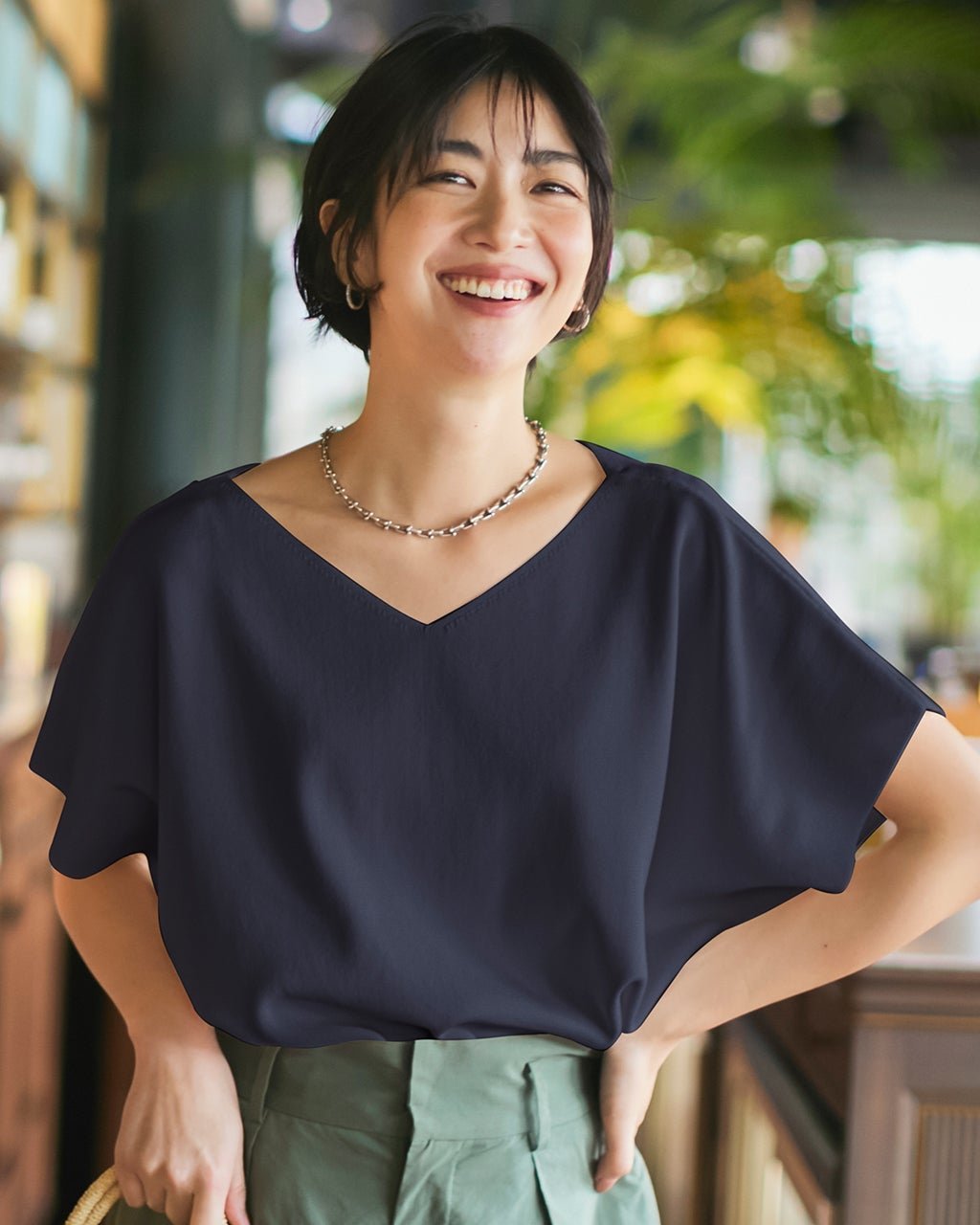 【ドゥクラッセ/DoCLASSE】のUVカット・前後2WAY総針編みプルオーバー インテリア・キッズ・メンズ・レディースファッション・服の通販 founy(ファニー) 　ファッション　Fashion　レディースファッション　Fashion for Women　トップス・カットソー　Cut & Sew Tops　ニット　Knit Tops & Sweaters　カジュアルプルオーバー・ニットトップス　Pullovers & Knit Tops / Casual Pullovers　新作・新入荷　New Arrivals / New In　スリーブ　Sleeve, Long Sleeve / Short Sleeve　セーター　Sweater, Knitwear　フレンチ　French, French Style　エレガント 上品　Elegant　ミッドナイトブルー|ID: prp329100004926134 ipo3291000000036964055