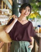 【ドゥクラッセ/DoCLASSE】のUVカット・前後2WAY総針編みプルオーバー 人気、トレンドファッション・服の通販 founy(ファニー) ファッション Fashion レディースファッション Fashion for Women トップス・カットソー Cut & Sew Tops ニット Knit Tops & Sweaters カジュアルプルオーバー・ニットトップス Pullovers & Knit Tops / Casual Pullovers 新作・新入荷 New Arrivals / New In スリーブ Sleeve, Long Sleeve / Short Sleeve セーター Sweater, Knitwear フレンチ French, French Style エレガント 上品 Elegant thumbnail ボルドー|ID: prp329100004926134 ipo3291000000036964056