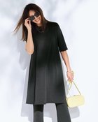 【ドゥクラッセ/DoCLASSE】のUVスラブ・フレアチュニック/5分袖 人気、トレンドファッション・服の通販 founy(ファニー) ファッション Fashion レディースファッション Fashion for Women トップス・カットソー Cut & Sew Tops 新作・新入荷 New Arrivals / New In カットソー Cut and Sewn Top シンプル Simple, Minimal スカーフ Scarf, Neckwear チュニック Tunic, Long Top フレア Flare, Flared 夏 Summer 旅行 Travel thumbnail チャコール|ID: prp329100004926140 ipo3291000000036964083