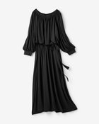 【ドゥクラッセ/DoCLASSE】のUVスラブ・ギャザーネックワンピース/長め丈 人気、トレンドファッション・服の通販 founy(ファニー) ファッション Fashion レディースファッション Fashion for Women ワンピース Dresses 新作・新入荷 New Arrivals / New In カットソー Cut and Sewn Top フォルム Silhouette, Form 夏 Summer 旅行 Travel thumbnail ブラック|ID: prp329100004926142 ipo3291000000036964103