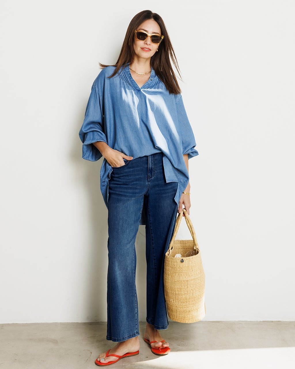 【ドゥクラッセ/DoCLASSE】のエアフレックスデニム・ワイド インテリア・キッズ・メンズ・レディースファッション・服の通販 founy(ファニー) 　ファッション　Fashion　レディースファッション　Fashion for Women　パンツ　Pants & Trousers　新作・新入荷　New Arrivals / New In　ストレッチ　Stretch, Stretchy Fabric　デニム　Denim, Jeans Material　フレア　Flare, Flared　ワイド　Wide, Wide Fit　インディゴ|ID: prp329100004926143 ipo3291000000036964114