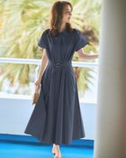 【ドゥクラッセ/DoCLASSE】のUVイージーケア・ベルト付きシャツワンピース 人気、トレンドファッション・服の通販 founy(ファニー) ファッション Fashion レディースファッション Fashion for Women ワンピース Dresses シャツワンピース / 1枚で着映えコーデ Shirt Dresses ベルト&ウエストマーク Belts & Waist Accessories 新作・新入荷 New Arrivals / New In フィット Fit, Slim Fit フレア Flare, Flared フレンチ French, French Style thumbnail ミッドナイトブルー|ID: prp329100004926150 ipo3291000000036964159
