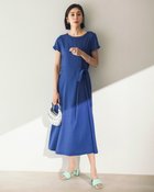 【ドゥクラッセ/DoCLASSE】のリネン混ストレッチ・アシメタックワンピース ロイヤルブルー|ID: prp329100004926153 ipo3291000000037246229