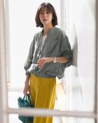 【ドゥクラッセ/DoCLASSE】のシアーシャツ・リブタンクセット 人気、トレンドファッション・服の通販 founy(ファニー) ファッション Fashion レディースファッション Fashion for Women トップス・カットソー Cut & Sew Tops シャツ・ブラウス・オフィスカジュアル Elegant Blouses & Button-Ups 新作・新入荷 New Arrivals / New In ギャザー Gathered, Ruffled シアー Sheer, See-Through タンク Tank Top, Sleeveless Top ブラウジング Blouson Silhouette, Cinched Waist エレガント 上品 Elegant thumbnail オリーブ|ID: prp329100004926158 ipo3291000000036964208