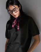 【ドゥクラッセ/DoCLASSE】のスパークリングニット・ポロシャツ ブラック|ID: prp329100004926165 ipo3291000000037140280