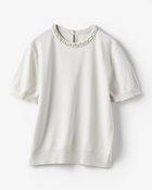 【ドゥクラッセ/DoCLASSE】のパールビジュー・プルオーバーニット アイスグレー|ID: prp329100004926169 ipo3291000000037102292