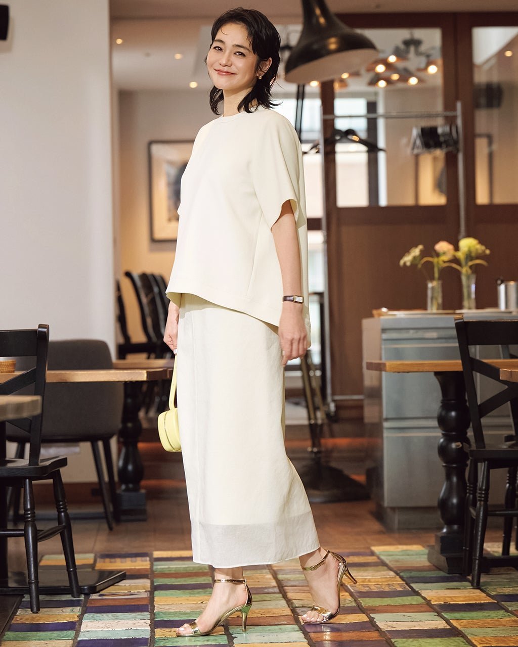 【ドゥクラッセ/DoCLASSE】のリネンライク・シアーヘムスカート インテリア・キッズ・メンズ・レディースファッション・服の通販 founy(ファニー) 　ファッション　Fashion　レディースファッション　Fashion for Women　セットアップ　Matching Sets　スカート・ミニ/ミディ/マキシ　Skirts / Mini, Midi & Maxi Skirts　新作・新入荷　New Arrivals / New In　セットアップ　Set-Up, Coordinated Outfit　リネン　Linen, Linen Fabric　アイボリー|ID: prp329100004926173 ipo3291000000036964266