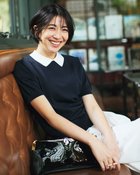 【ドゥクラッセ/DoCLASSE】のポロ衿・配色プルオーバーニット ミッドナイトブルー|ID: prp329100004926186 ipo3291000000037102295