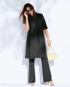 【ドゥクラッセ/DoCLASSE】のUVスラブ・セミフレアパンツ/72cm 人気、トレンドファッション・服の通販 founy(ファニー) ファッション Fashion レディースファッション Fashion for Women パンツ Pants & Trousers 新作・新入荷 New Arrivals / New In カットソー Cut and Sewn Top 夏 Summer 旅行 Travel thumbnail チャコール|ID: prp329100004926189 ipo3291000000036964334