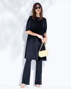 【ドゥクラッセ/DoCLASSE】のUVスラブ・セミフレアパンツ/72cm 人気、トレンドファッション・服の通販 founy(ファニー) ファッション Fashion レディースファッション Fashion for Women パンツ Pants & Trousers 新作・新入荷 New Arrivals / New In カットソー Cut and Sewn Top 夏 Summer 旅行 Travel thumbnail ネイビー|ID: prp329100004926189 ipo3291000000036964341