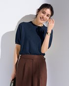 【ドゥクラッセ/DoCLASSE】のスパンコールドライニット・プルオーバー ネイビー|ID: prp329100004926191 ipo3291000000036964354