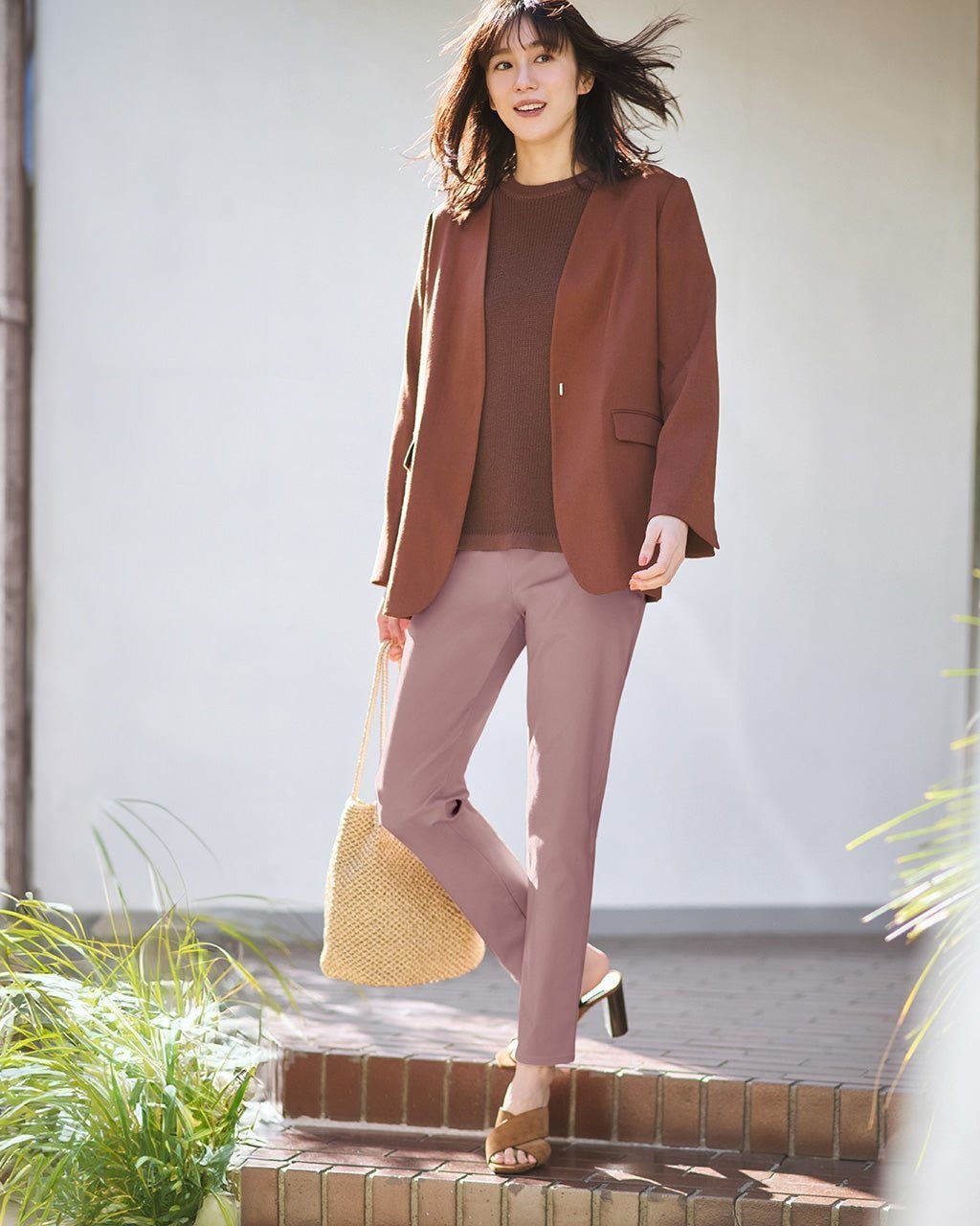 【ドゥクラッセ/DoCLASSE】のミラクルストレッチ・スマートスリム インテリア・キッズ・メンズ・レディースファッション・服の通販 founy(ファニー) 　ファッション　Fashion　レディースファッション　Fashion for Women　パンツ　Pants & Trousers　フィット　Fit, Slim Fit　フラット　Flat, Flat Shoes　フロント　Front, Front Design　レギンス　Leggings, Stretch Pants　人気　Popular, Best Seller　定番　Standard, Basic Item　ダスティーピンク|ID: prp329100004931614 ipo3291000000037015086