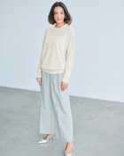 【ドゥクラッセ/DoCLASSE】のエアーカシミヤ・クルーネック オフホワイト|ID: prp329100004931627 ipo3291000000037101532