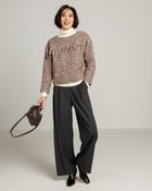 【ドゥクラッセ/DoCLASSE】のチェックツイード・ボックスブラウス ベージュパターン|ID: prp329100004931642 ipo3291000000037101638