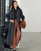 【ドゥクラッセ/DoCLASSE】のハイカウントツイル・トレンチコート ミッドナイトブルー|ID: prp329100004931643 ipo3291000000037015276