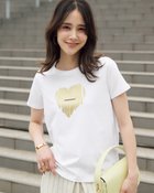 【ドゥクラッセ/DoCLASSE】のメタリックデザインTシャツ ゴールド|ID: prp329100004931647 ipo3291000000037255404