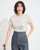 【ドゥクラッセ/DoCLASSE】のメタリックデザインTシャツ ライトグレー|ID: prp329100004931647 ipo3291000000037255405