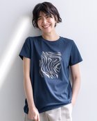 【ドゥクラッセ/DoCLASSE】のメタリックデザインTシャツ ネイビー|ID: prp329100004931647 ipo3291000000037255408