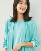 【ドゥクラッセ/DoCLASSE】のマシンウォッシュ・スタイルアップアンサンブル 人気、トレンドファッション・服の通販 founy(ファニー) ファッション Fashion レディースファッション Fashion for Women トップス・カットソー Cut & Sew Tops カーディガン・羽織り Layered Style Cardigans アンサンブルニット Knit Ensembles & Twin Sets カーディガン Cardigan, Knitwear スリーブ Sleeve, Long Sleeve / Short Sleeve フレンチ French, French Style ポケット Pocket, Pocket Detail ロング Long, Long-Length thumbnail アクア|ID: prp329100004931661 ipo3291000000037015381