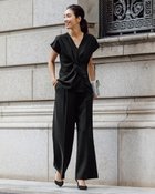 【ドゥクラッセ/DoCLASSE】のトリアセダブル・ワイドパンツ 人気、トレンドファッション・服の通販 founy(ファニー) ファッション Fashion レディースファッション Fashion for Women パンツ Pants & Trousers シンプル Simple, Minimal ストレッチ Stretch, Stretchy Fabric セレモニー Ceremony ロング Long, Long-Length 夏 Summer 日本製 Made In Japan S/S・春夏 SS, Spring/Summer, Warm Season A/W・秋冬 Autumn/Winter thumbnail ブラック|ID: prp329100004931663 ipo3291000000037015390