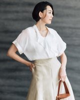 【ドゥクラッセ/DoCLASSE】のシアーラミー・ラッフルフリルブラウス 人気、トレンドファッション・服の通販 founy(ファニー) ファッション Fashion レディースファッション Fashion for Women トップス・カットソー Cut & Sew Tops シャツ・ブラウス・オフィスカジュアル Elegant Blouses & Button-Ups フリル Frill, Ruffle 人気 Popular, Best Seller |ID:prp329100004931669