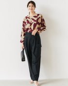 【ドゥクラッセ/DoCLASSE】のジョーゼット・フォルムブラウス リーフ|ID: prp329100004931670 ipo3291000000037234987