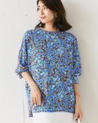 【ドゥクラッセ/DoCLASSE】のジョーゼット・フォルムブラウス フラワー|ID: prp329100004931670 ipo3291000000037234988