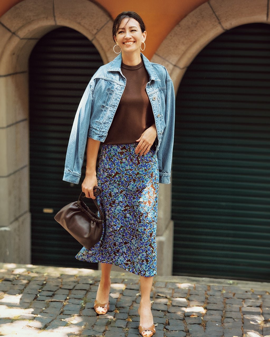 【ドゥクラッセ/DoCLASSE】のジョーゼット・マーメイドフレアスカート インテリア・キッズ・メンズ・レディースファッション・服の通販 founy(ファニー) 　ファッション　Fashion　レディースファッション　Fashion for Women　セットアップ　Matching Sets　スカート・ミニ/ミディ/マキシ　Skirts / Mini, Midi & Maxi Skirts　スカート　Skirts　Aライン・フレアスカート　A-Line & Flared Skirts　おすすめ　Recommended / Our Picks　なめらか　Smooth, Silky Texture　ジョーゼット　Georgette, Semi-Sheer Fabric　スマート　Smart, Elegant　セットアップ　Set-Up, Coordinated Outfit　パターン　Pattern, Design Print　フォルム　Silhouette, Form　フレア　Flare, Flared　マーメイド　Mermaid, Fishtail Silhouette　人気　Popular, Best Seller　フラワー|ID: prp329100004931677 ipo3291000000037015461