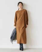 【ドゥクラッセ/DoCLASSE】のジョーゼット・マーメイドフレアスカート キャメル|ID: prp329100004931677 ipo3291000000037101712