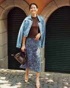 【ドゥクラッセ/DoCLASSE】のジョーゼット・マーメイドフレアスカート フラワー|ID: prp329100004931677 ipo3291000000037255662